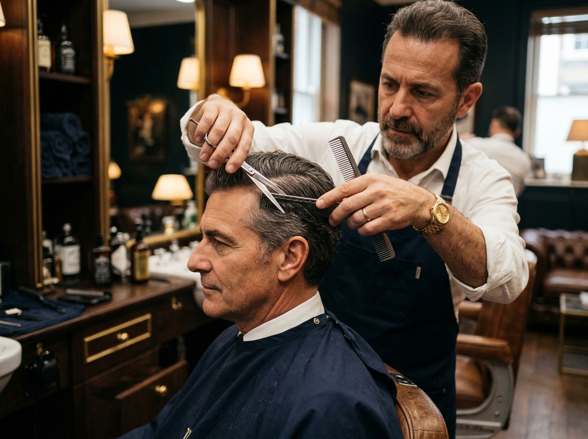 Master Barber Precision Haircut and Styling
